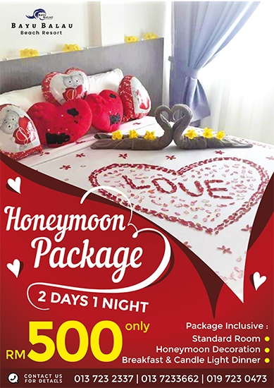 Honeymoon Package Promotion 2024